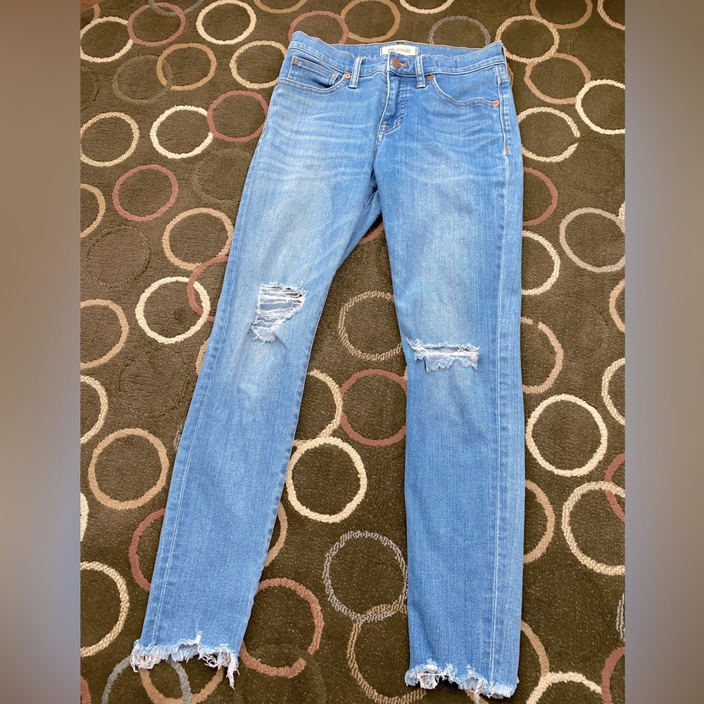 EUC Madewell skinny high rise jeans